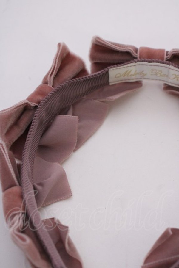 画像4: Melody BasKet / リボンいっぱいカチューシャ  ピンク T-25-09-10-036-LO-AC-SA-ZI (4)