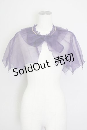画像: metamorphose / 使い魔ケープ  パープル T-25-09-10-007-ME-JA-SA-ZI