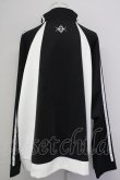 画像2: REFLEM / BIG切替ジャージ/オーバーサイズジャージトップス  黒Ｘ白 T-25-09-10-010-PU-TO-SA-ZI (2)