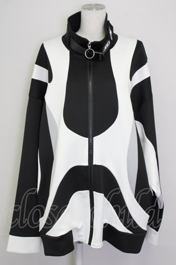 画像1: REFLEM / マルチ切り替えジャージ  黒Ｘ白 T-25-09-10-011-PU-TO-SA-ZI (1)