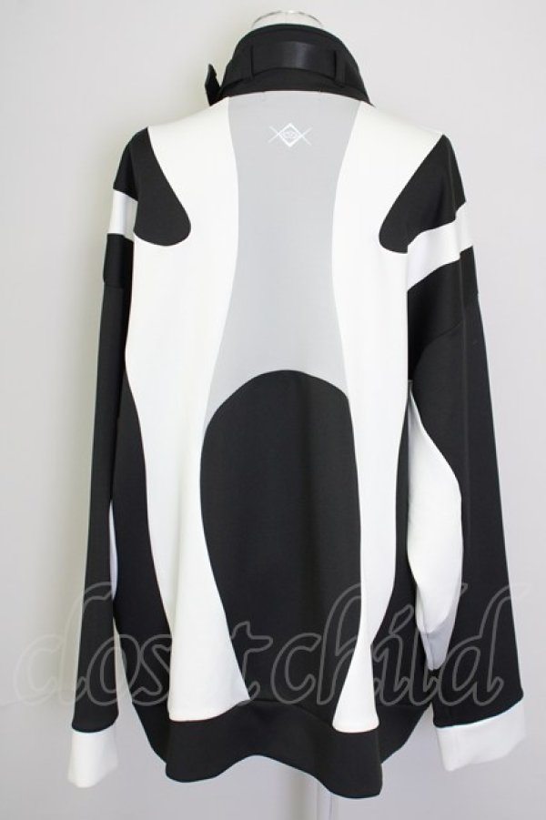 画像2: REFLEM / マルチ切り替えジャージ  黒Ｘ白 T-25-09-10-011-PU-TO-SA-ZI (2)