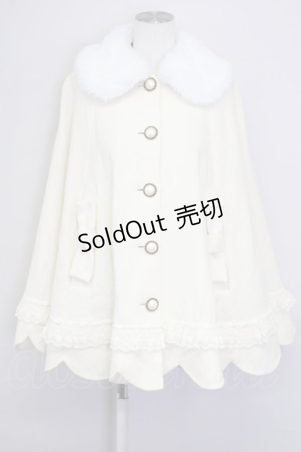 画像1: Angelic Pretty / Princessスカラップケープ  アイボリー T-25-09-10-013-AP-CO-SA-ZI (1)