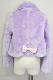 画像2: Angelic Pretty / リボンパールファーボレロ  ラベンダー T-25-09-10-014-AP-CO-SA-ZI (2)