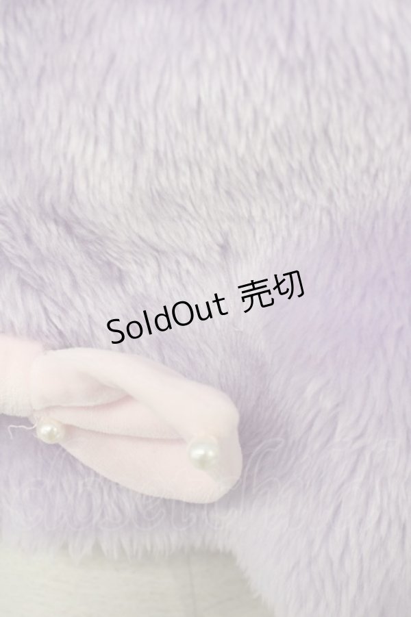 画像3: Angelic Pretty / リボンパールファーボレロ  ラベンダー T-25-09-10-014-AP-CO-SA-ZI (3)