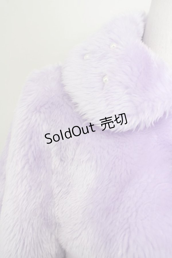 画像5: Angelic Pretty / リボンパールファーボレロ  ラベンダー T-25-09-10-014-AP-CO-SA-ZI (5)