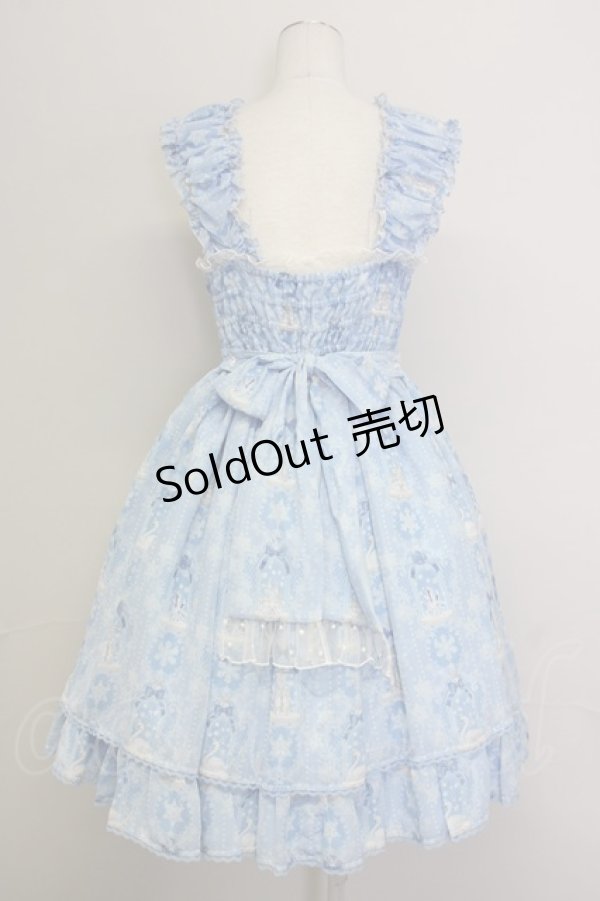 画像2: Angelic Pretty / 雪のガラスドームジャンパースカート  サックス T-25-09-10-018-AP-OP-SA-ZI (2)