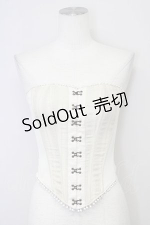 画像: alice auaa / 異素材切替コルセット 3 ベージュ T-25-09-12-001-AA-TO-SA-ZT