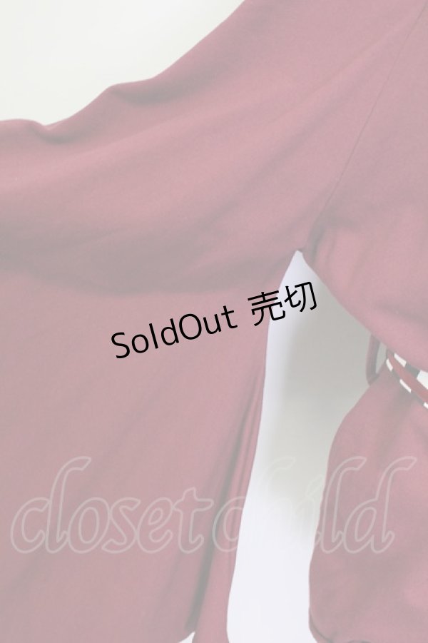 画像7: IRO+IRO / 〜呑めや唄えや〜宵酔い和袖パーカー  黒Ｘ赤 T-25-09-12-015-LO-TO-SA-ZI (7)