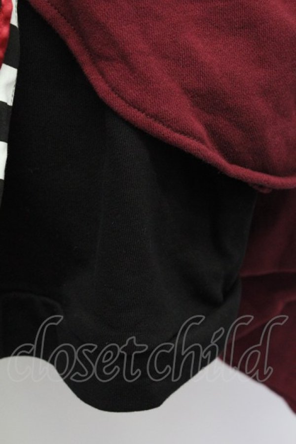 画像8: IRO+IRO / 〜呑めや唄えや〜宵酔い和袖パーカー  黒Ｘ赤 T-25-09-12-015-LO-TO-SA-ZI (8)