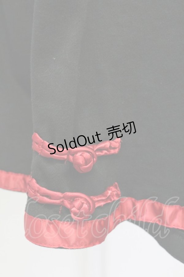 画像3: Favorite / チャイナパーカー  黒Ｘ赤 T-25-09-12-016-LO-TO-SA-ZI (3)