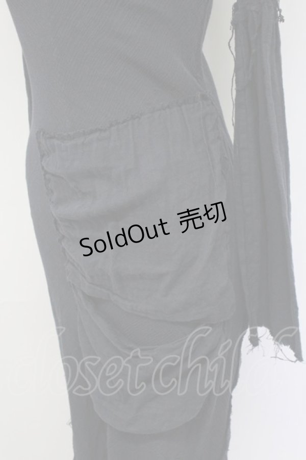 画像5: alice auaa / 楊柳切替ワンピース 3 ブラック T-25-09-12-018-AA-OP-SA-ZI (5)