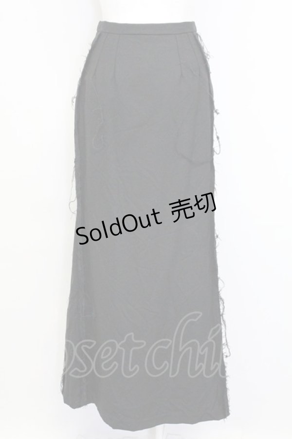 画像2: alice auaa / ラップロングスカート  ブラック T-25-09-12-020-AA-SK-SA-ZI (2)