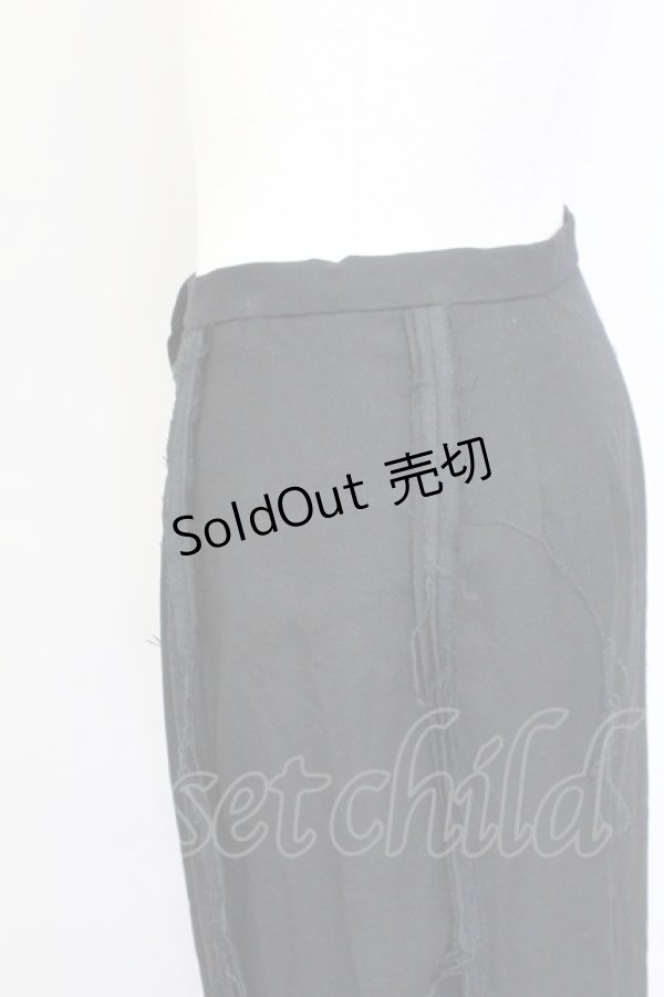 画像3: alice auaa / ラップロングスカート  ブラック T-25-09-12-020-AA-SK-SA-ZI (3)