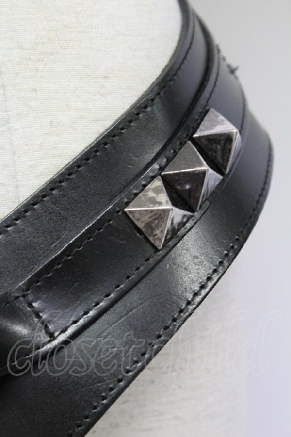 画像5: alice auaa / スタッズ使いベルト  ブラック T-25-09-12-023-AA-ZA-SA-ZI (5)