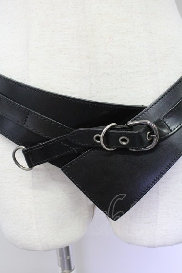 画像6: alice auaa / スタッズ使いベルト  ブラック T-25-09-12-023-AA-ZA-SA-ZI (6)