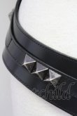 画像7: alice auaa / スタッズ使いベルト  ブラック T-25-09-12-023-AA-ZA-SA-ZI (7)
