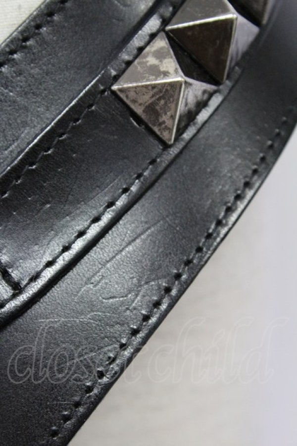 画像8: alice auaa / スタッズ使いベルト  ブラック T-25-09-12-023-AA-ZA-SA-ZI (8)