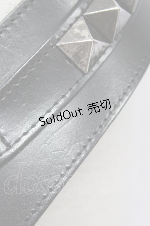 画像8: alice auaa / スタッズ使いベルト  ブラック T-25-09-12-023-AA-ZA-SA-ZI (8)