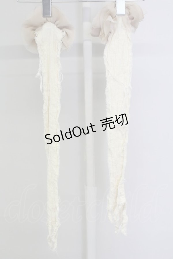 画像2: alice auaa / ロング丈パールグローブ  ベージュ T-25-09-12-024-AA-ZA-SA-ZI (2)