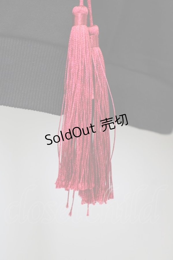 画像6: IRO+IRO / カジュアルＸチャイナユニセックス好パーカー  黒Ｘ赤 T-25-09-12-005-LO-TO-SA-ZI (6)