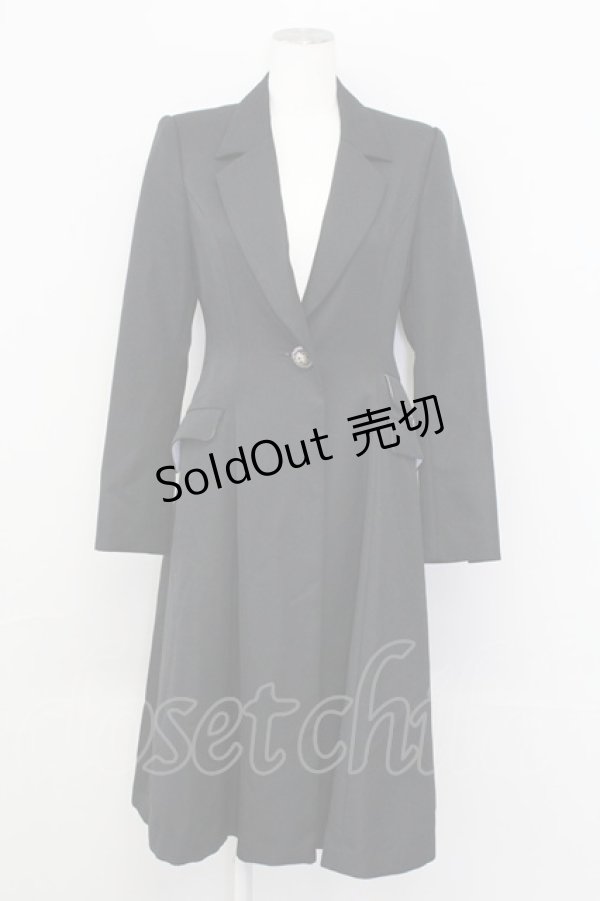 alice auaa / タリスマンボタンロングジャケット 3 ブラック T-25-09