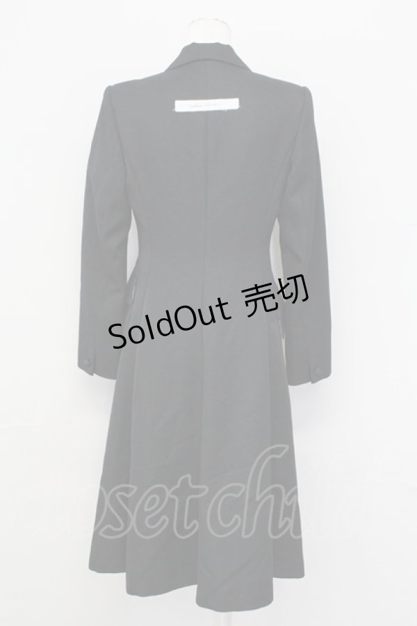 画像2: alice auaa / タリスマンボタンロングジャケット 3 ブラック T-25-09-12-008-AA-JA-SA-ZI (2)