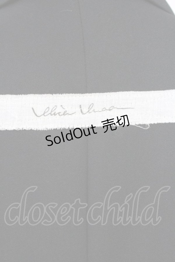 画像3: alice auaa / タリスマンボタンロングジャケット 3 ブラック T-25-09-12-008-AA-JA-SA-ZI (3)