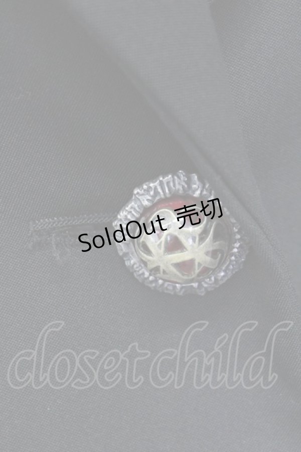 画像6: alice auaa / タリスマンボタンロングジャケット 3 ブラック T-25-09-12-008-AA-JA-SA-ZI (6)