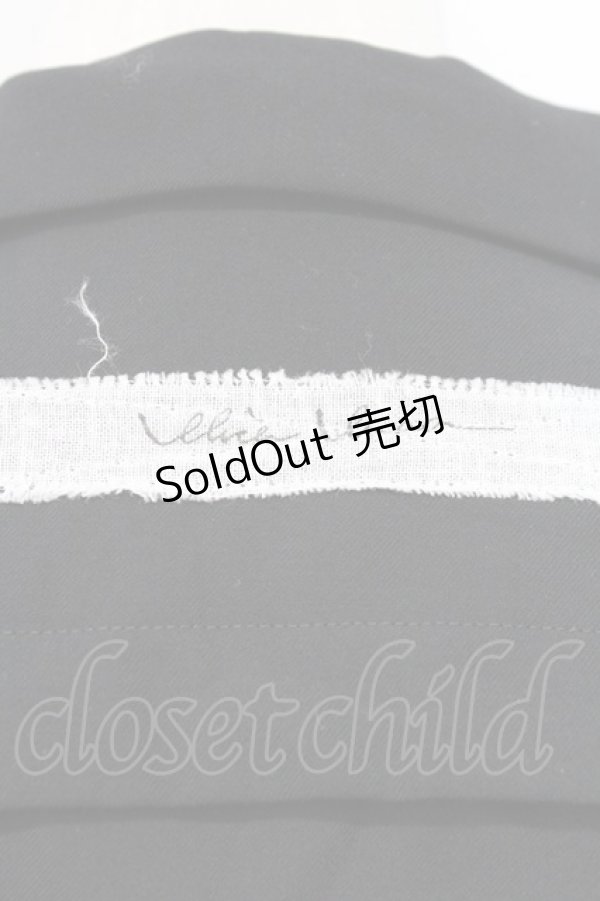 画像3: alice auaa / 異素材切替ジャケット  ブラック T-25-09-12-009-AA-JA-SA-ZI (3)