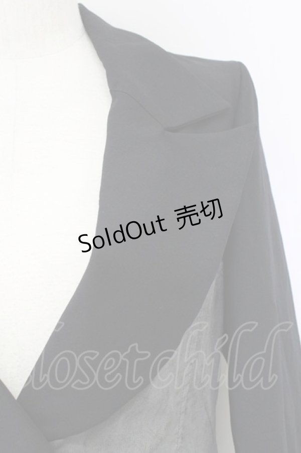 画像8: alice auaa / 異素材切替ジャケット  ブラック T-25-09-12-009-AA-JA-SA-ZI (8)