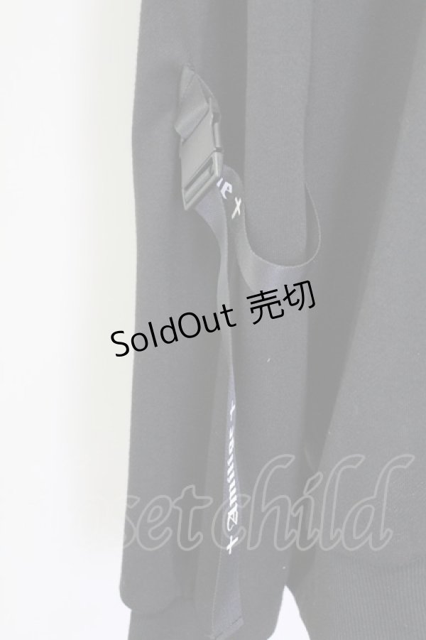 画像3: Amilige / ロゴグラデーションパーカー  黒Ｘ紫 T-25-09-12-010-PU-TO-SA-ZI (3)