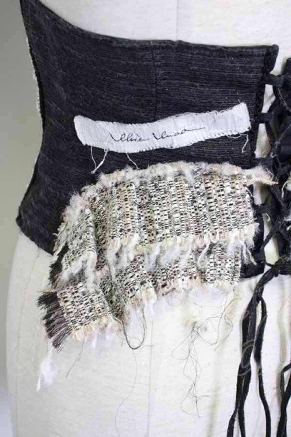 画像3: alice auaa / ツイードフリルショートコルセット 3 ブラック T-25-09-12-002-AA-TO-SA-ZI (3)