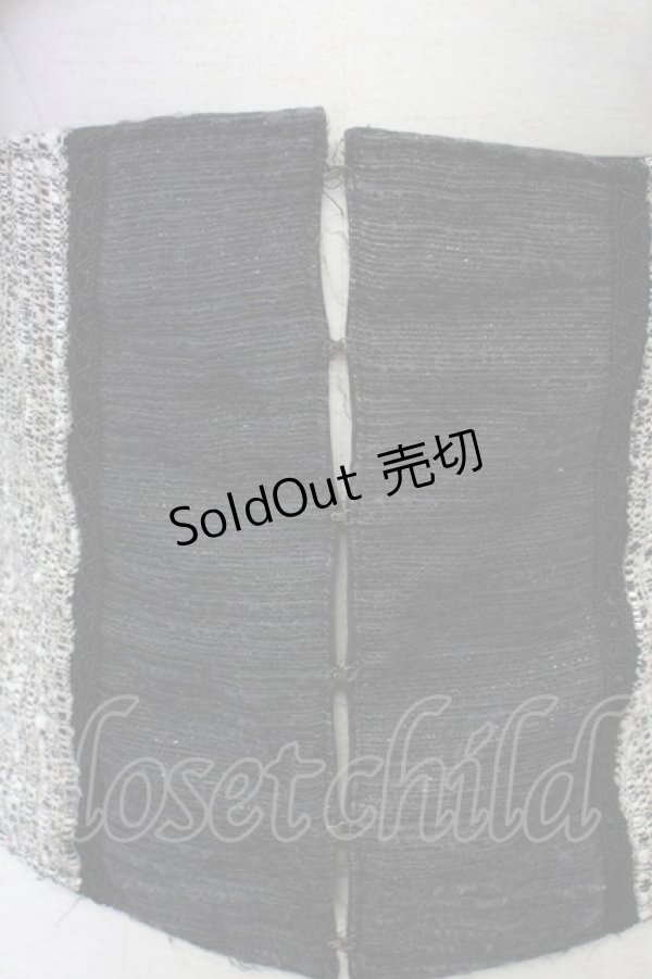 画像4: alice auaa / ツイードフリルショートコルセット 3 ブラック T-25-09-12-002-AA-TO-SA-ZI (4)