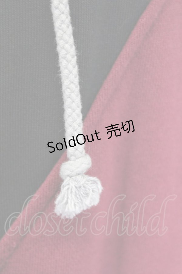 画像5: IRO+IRO / 〜呑めや唄えや〜宵酔い和袖パーカー  黒Ｘ赤 T-25-09-12-015-LO-TO-SA-ZI (5)