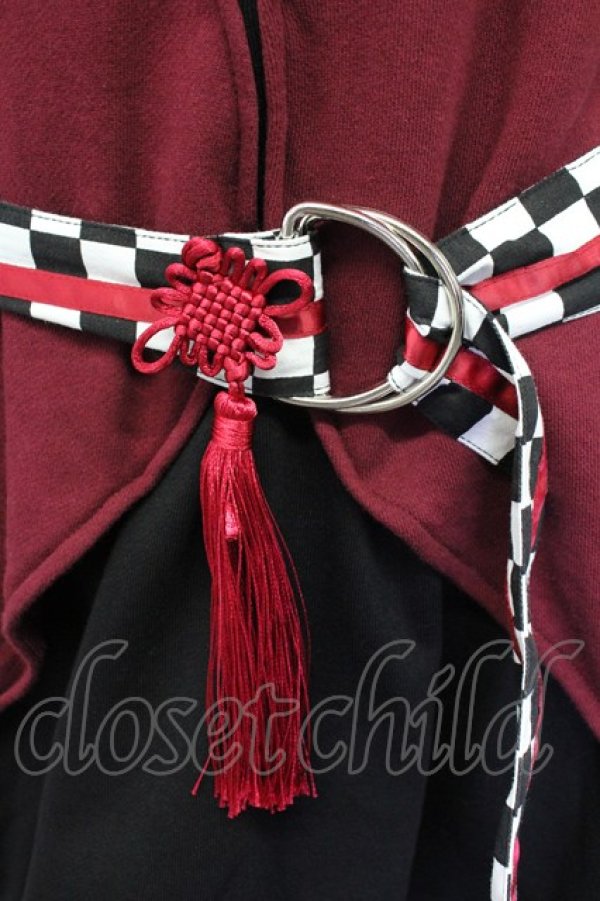 画像6: IRO+IRO / 〜呑めや唄えや〜宵酔い和袖パーカー  黒Ｘ赤 T-25-09-12-015-LO-TO-SA-ZI (6)