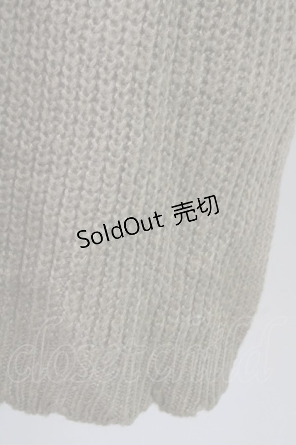 画像7: axes femme / グラデーションニットワンピース  アイボリーＸブラウン T-25-09-14-007-AX-OP-SA-ZI (7)