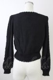 画像2: axes femme POETIQUE / プチリボンニットカーデ M 黒 T-25-09-14-011-AX-TO-SA-ZI (2)