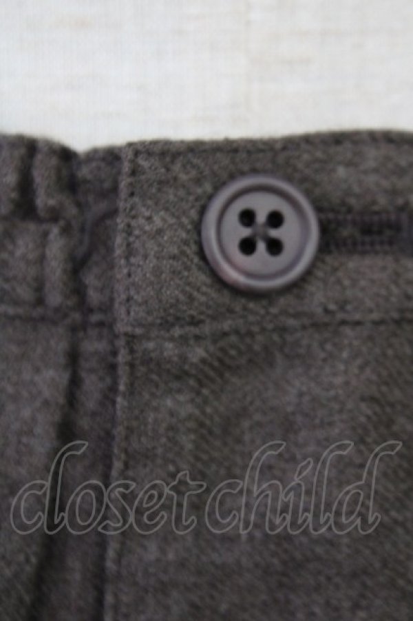 画像3: PINK HOUSE / 裾刺繍前開きミディスカート  ブラウン T-25-09-14-014-LO-SK-SA-ZI (3)