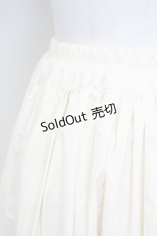 画像3: 王研与夏季 / 裾2段フリルスカート  アイボリー T-25-09-15-022-LO-SK-SA-ZI (3)