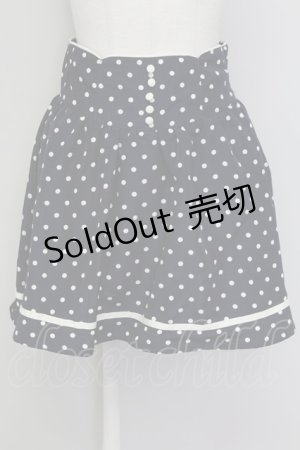 画像: F i.n.t / ドットミニスカパン  ネイビーＸ白 T-25-09-15-019-CA-PA-SA-ZI