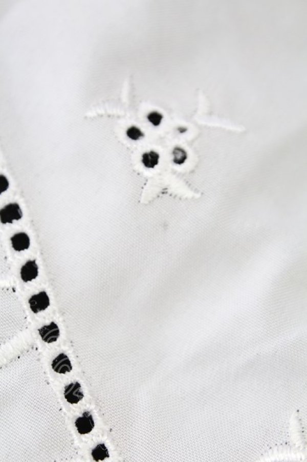 画像5: axes femme POETIQUE / レース襟ブラウス M 黒Ｘ白 T-25-09-21-017-AX-BL-SA-ZT513 (5)