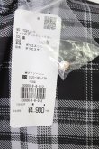 画像5: axes femme POETIQUE / ラッフルフリルチェックブラウス M 黒 T-25-09-21-019-AX-BL-SA-ZI (5)