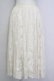 画像1: axes femme / 総レーススカート  生成り T-25-09-21-027-AX-SK-SA-ZI (1)