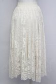 画像2: axes femme / 総レーススカート  生成り T-25-09-21-027-AX-SK-SA-ZI (2)