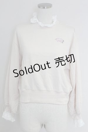 画像: axes femme POETIQUE / レースフリルデザインPO M ベージュ T-25-09-21-007-AX-TO-SA-ZI