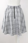 画像2: Ank Rouge / グレンチェックスカート  黒Ｘ白チェック T-25-09-24-022-CA-SK-SA-ZT427 (2)