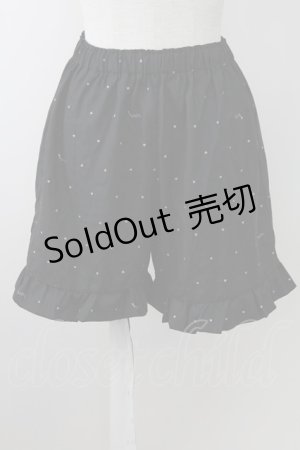 画像: Ank Rouge / ハートLIP総柄ショートパンツ  黒Ｘピンク T-25-09-24-031-CA-PA-SA-ZT405