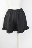 画像2: Ank Rouge / 裾ビジューリボンレースアップショートパンツ  黒 T-25-09-24-032-CA-PA-SA-ZT405 (2)