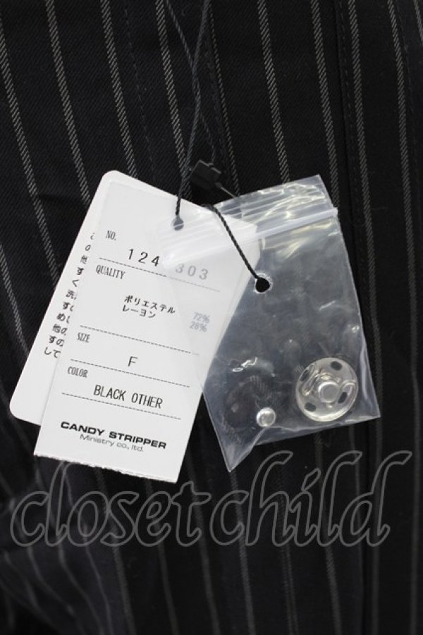画像7: Candy Stripper / LACE UP LAYERED PANTS 2 黒Ｘ白 T-25-09-24-033-PU-PA-SA-ZT405 (7)