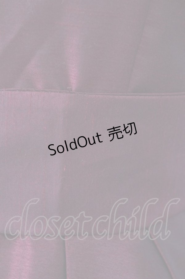 画像4: axes femme / レース切り替えドレス  ボルドー T-25-09-24-004-AX-OP-SA-ZT423 (4)